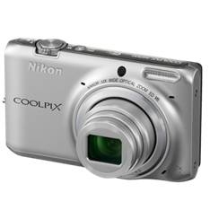 Kit Camara Digital Nikon Coolpix S6500 Plata